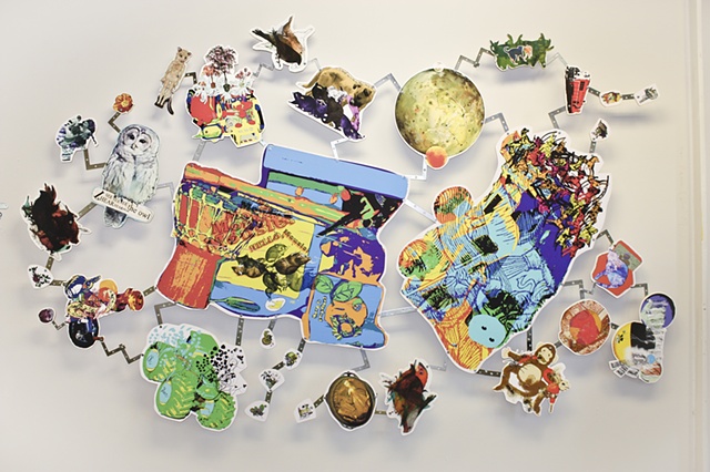 Toddler Machine 
(Mousie, Owl and Thomas hooked together.)