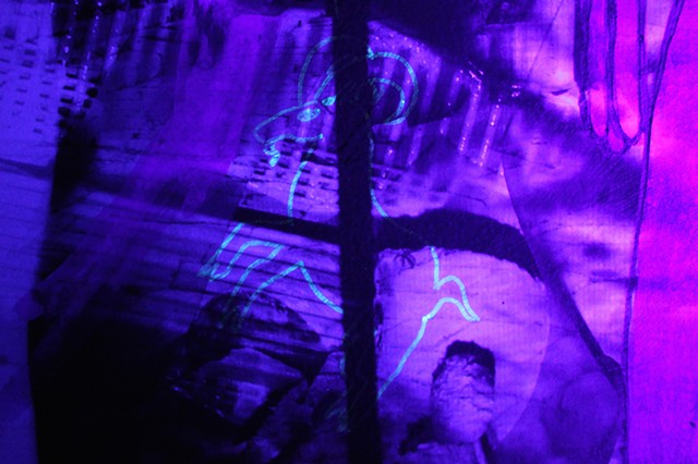 Detail under UV light.