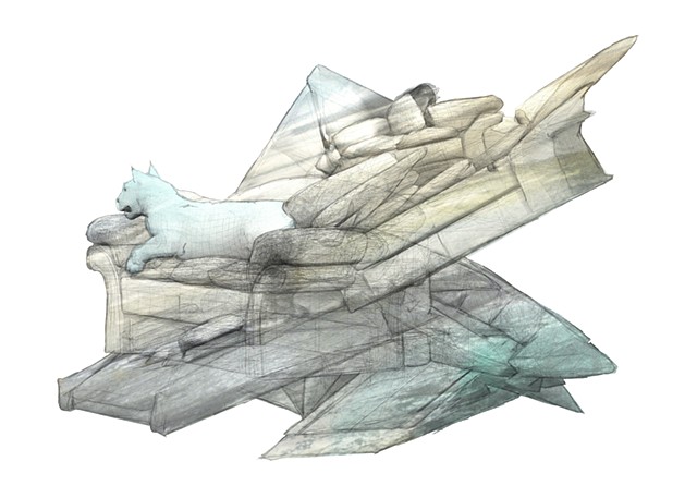 Cave Lion on the Couch